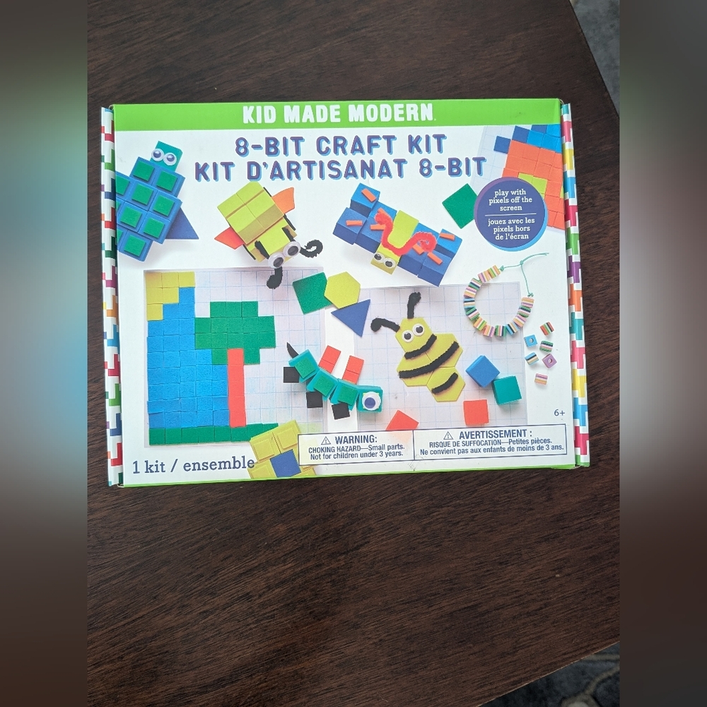 New and Sealed Kid Made Modern 8-bit Craft Kit